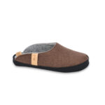 TOKU Brussels Lambswool Felt Slippers – Brown