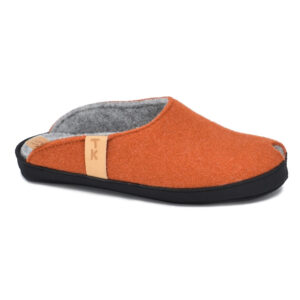 TOKU Brussels Lambswool Felt Slippers – Terracotta