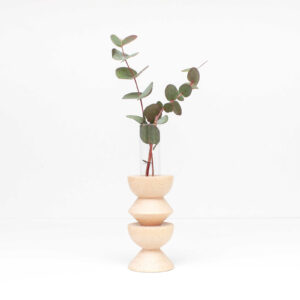 Totem Wooden Vase – Medium Nº 3