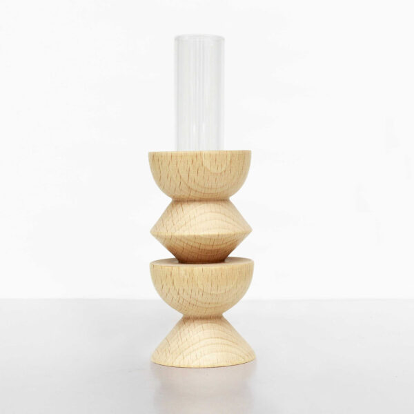 Totem Wooden Vase – Medium Nº 3
