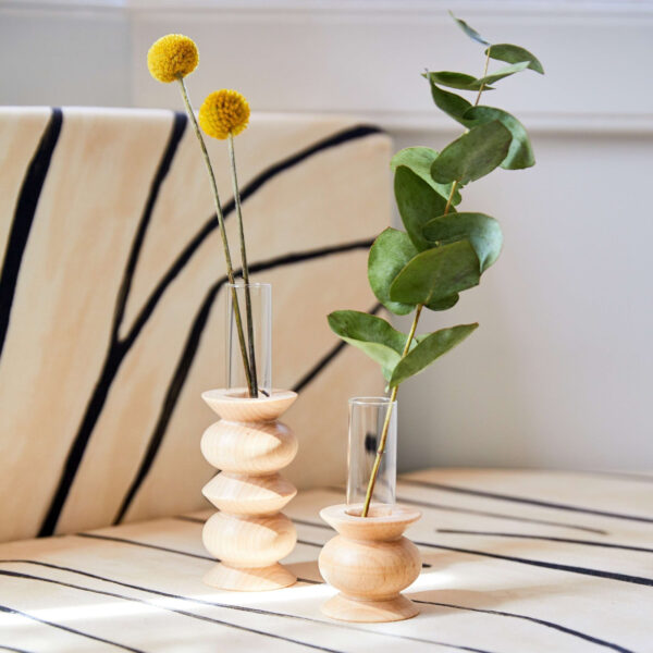 Totem Wooden Vase – Medium Nº 5
