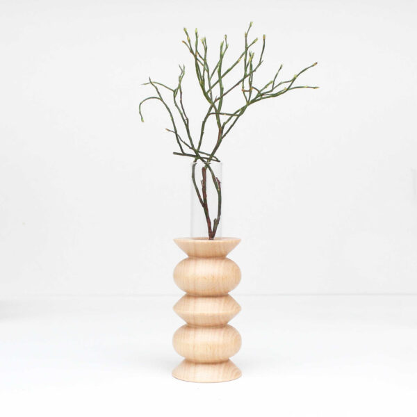 Totem Wooden Vase – Medium Nº 5