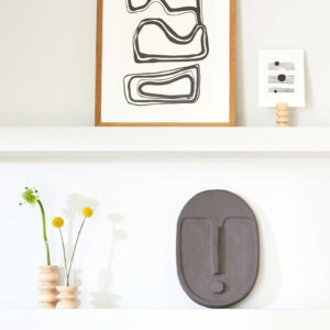 Totem Wooden Vase – Medium Nº 5