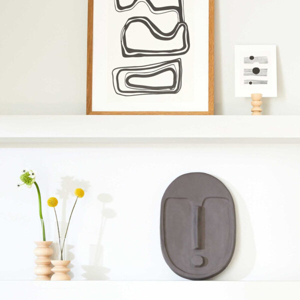 Totem Wooden Vase – Medium Nº 5