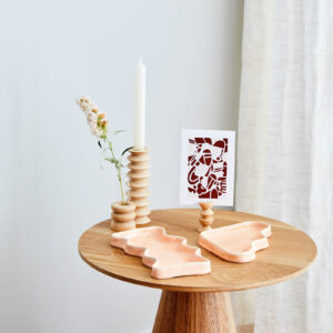 Totem Wooden Vase – Short Nº 1