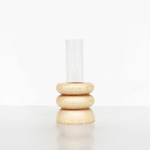 Totem Wooden Vase – Short Nº 1