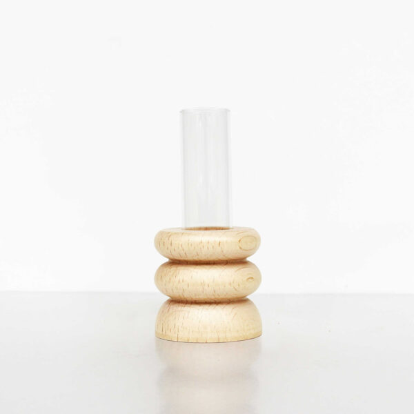 Totem Wooden Vase – Short Nº 1