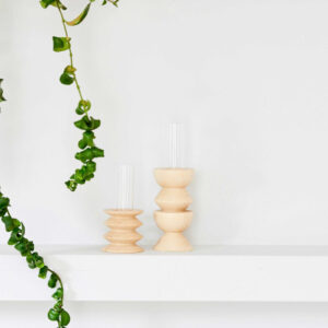 Totem Wooden Vase – Short Nº 2
