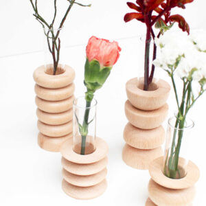 Totem Wooden Vase – Short Nº 2