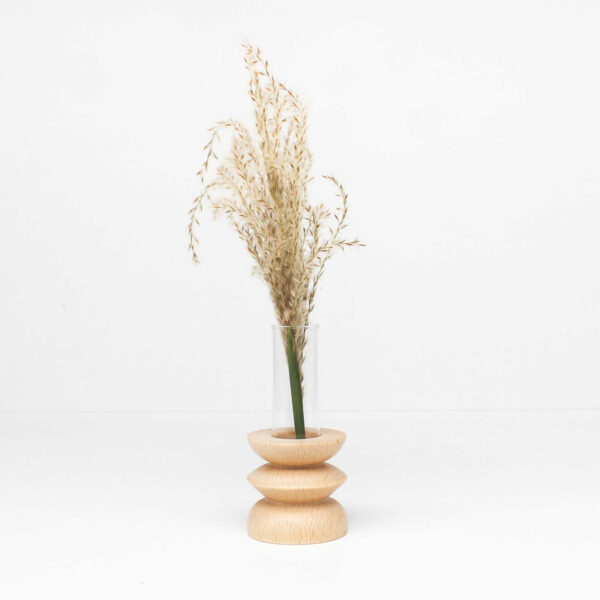 Totem Wooden Vase – Short Nº 3
