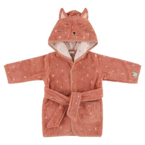 Organic Cotton Hooded Bathrobe, 1–2 Years – Mrs. Cat