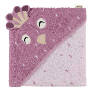 Organic Cotton Hooded Towel, 75 × 75 cm – Mrs. Peacock