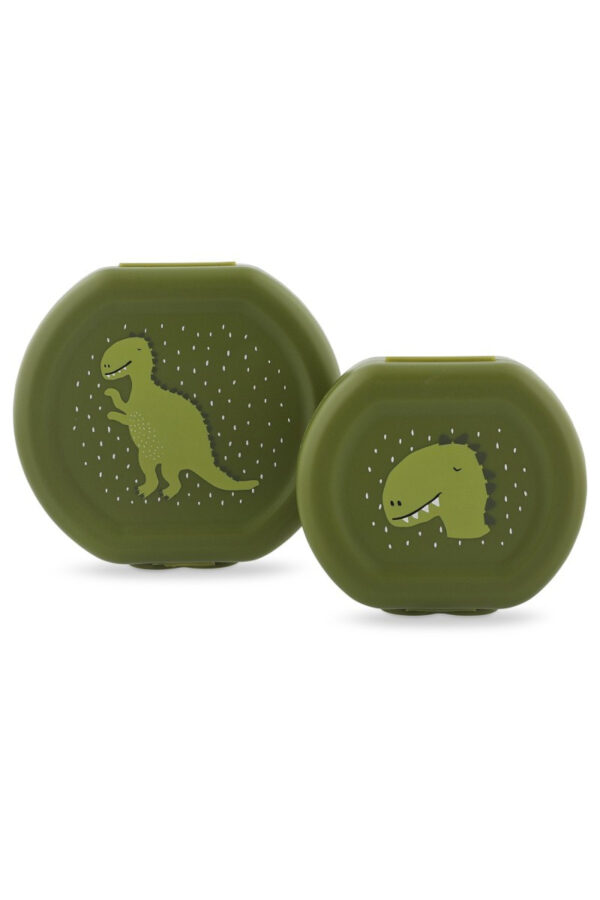 Snack Boxes with Clips, 2-Piece Set – Mr. Dino