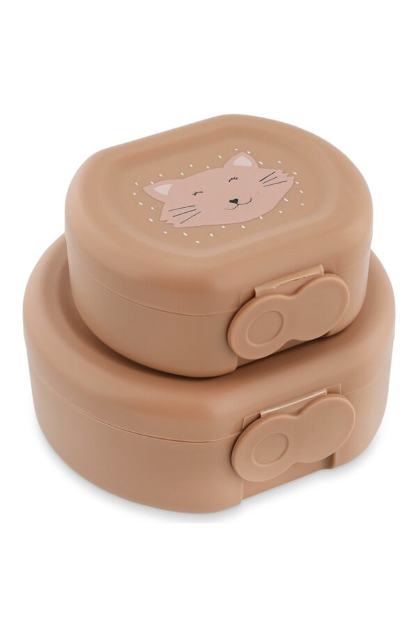 Snack Boxes with Clips, 2-Piece Set – Mrs. Cat