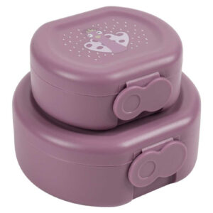 Snack Boxes with Clips, 2-Piece Set – Mrs. Peacock