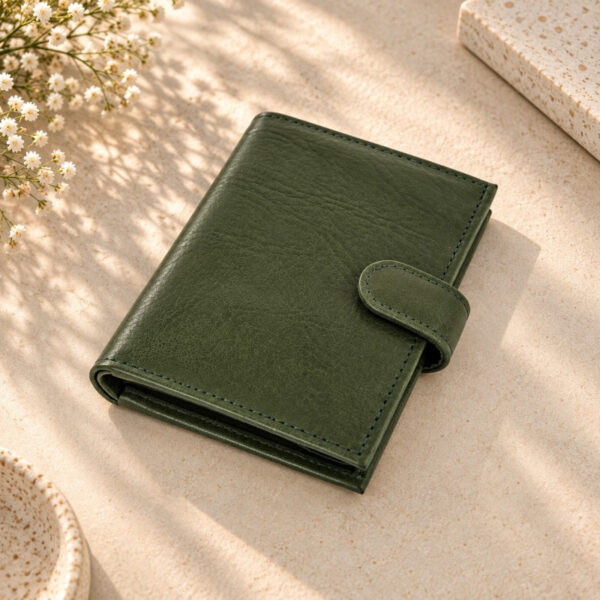 Leather Wallet with 15 Card Slots, 32-3