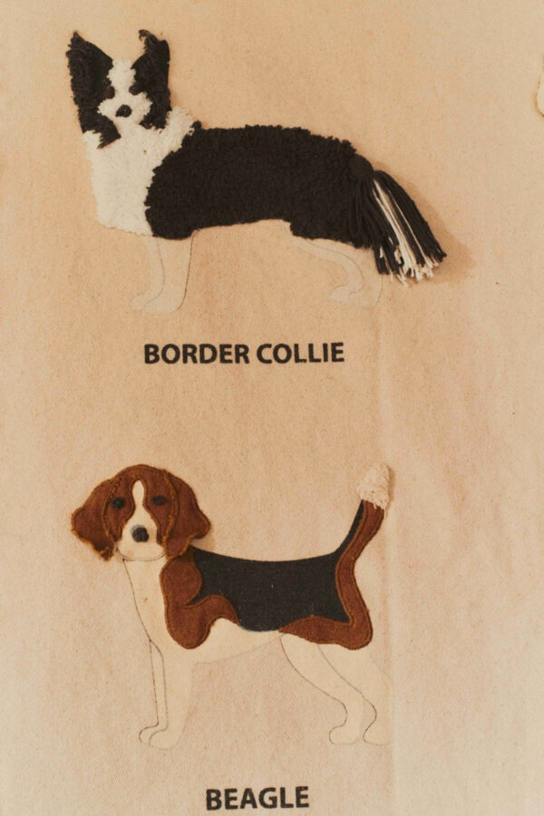 Dog Breeds Cotton Wall Hanger – 70 × 100 cm