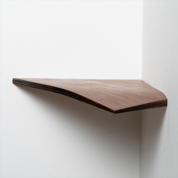 Wooden Corner Shelf – Edge