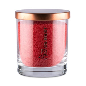 Warm Unscented Candle Trio – Red, Peach & Sangria