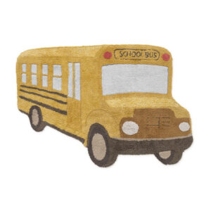 Washable School Bus Rug – 130 × 90 cm