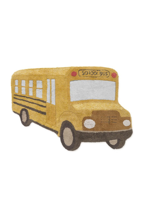 Washable School Bus Rug – 130 × 90 cm