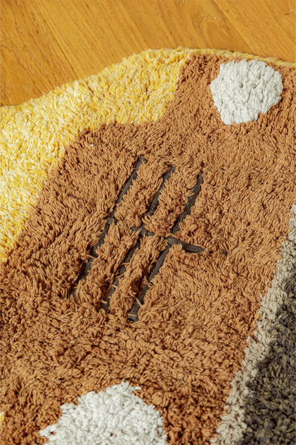 Washable School Bus Rug – 130 × 90 cm