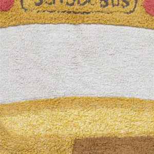 Washable School Bus Rug – 130 × 90 cm
