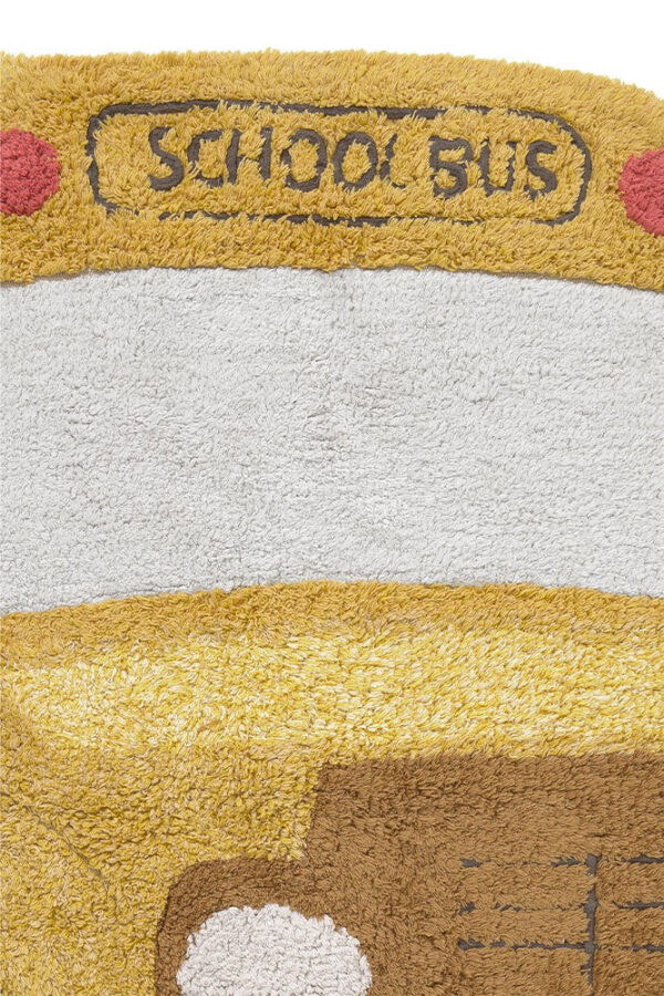 Washable School Bus Rug – 130 × 90 cm