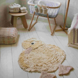 Washable Duckling Rug – 95 × 120 cm