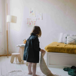 Washable Bunny Rug – 130 × 135 cm