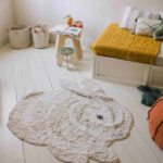 Washable Bunny Rug – 130 × 135 cm