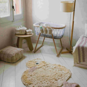 Washable Duckling Rug – 95 × 120 cm