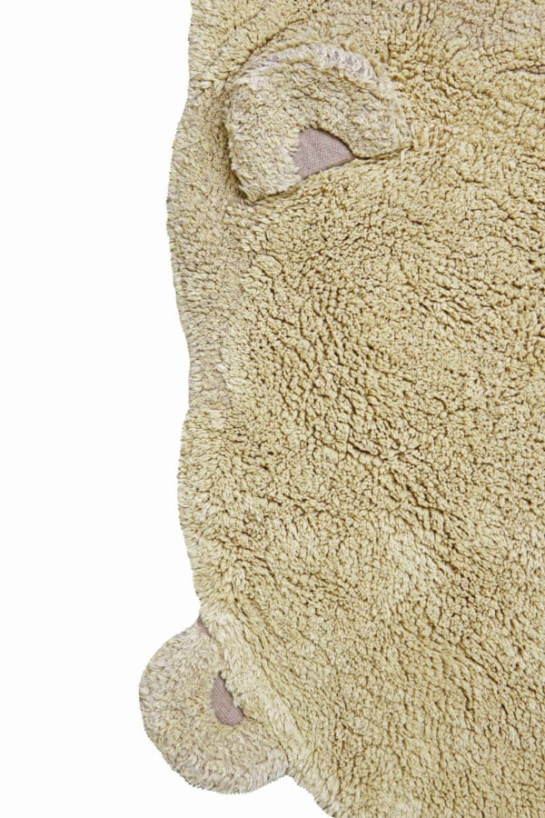 Washable Teddy Bear Rug – 120 × 122 cm
