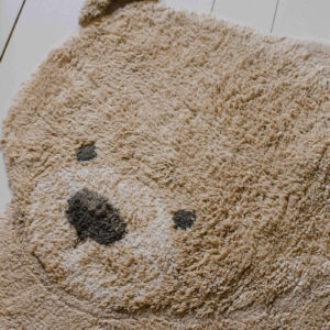 Washable Teddy Bear Rug – 120 × 122 cm