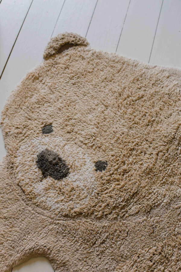Washable Teddy Bear Rug – 120 × 122 cm