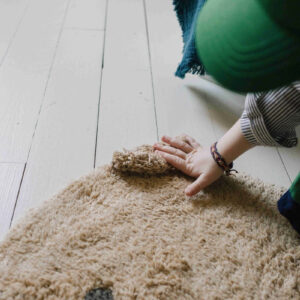 Washable Teddy Bear Rug – 120 × 122 cm