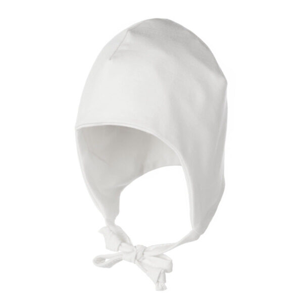 White Cotton Baby Hat