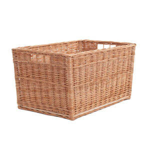 Cervus Wicker Firewood Basket with Handles