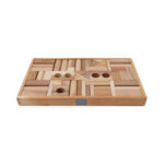 Wooden Blocks in a Box – Natural, 54 Pieces