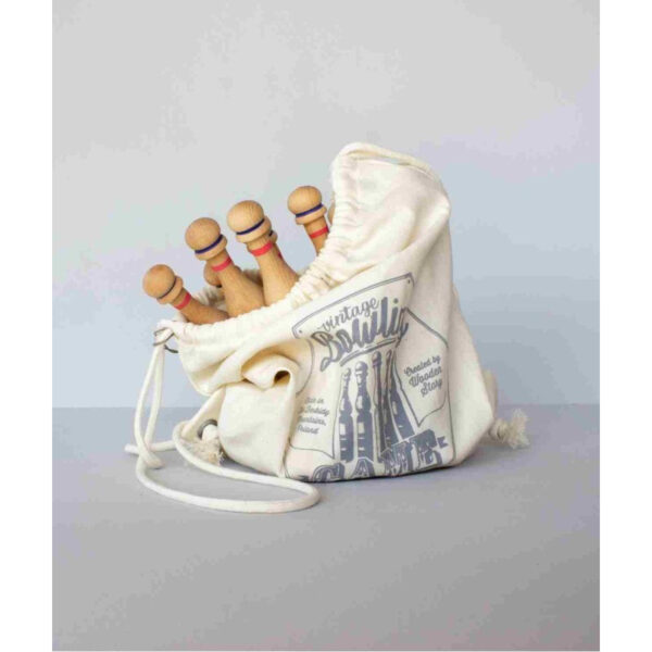 Wooden Bowling Pins – Red
