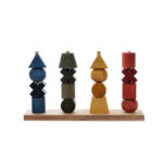 Wooden Fence Puzzle XL – Colorful