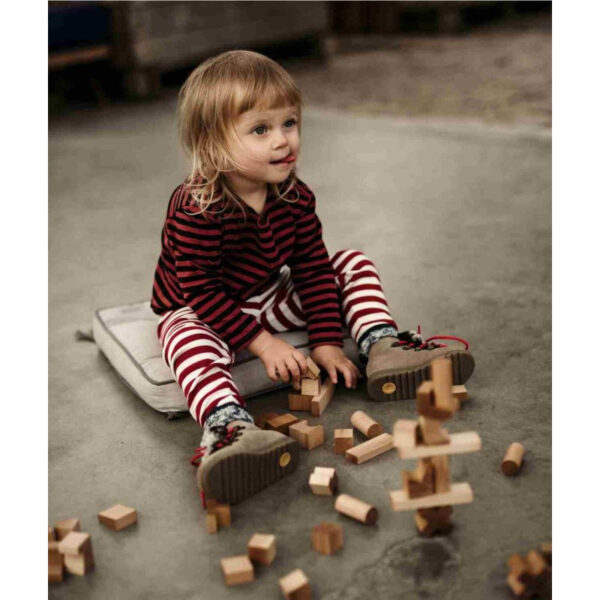 Wooden Stacking Tower Puzzle – Colorful