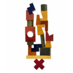 Wooden Stacking Tower Puzzle – Colorful