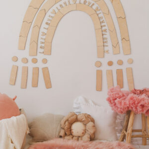 Rainbow Puzzle Wall Decoration – Birch Plywood