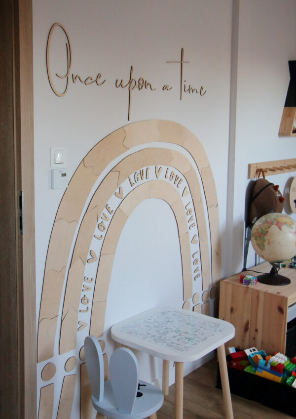 Rainbow Puzzle Wall Decoration – Birch Plywood