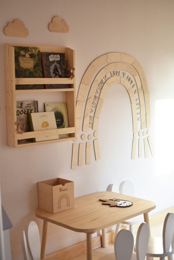 Rainbow Puzzle Wall Decoration – Birch Plywood