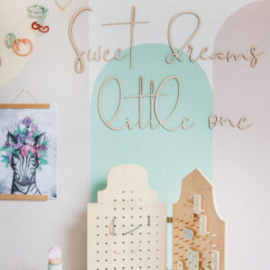 Sweet Dreams Little One Wooden Wall Sign – 150 cm