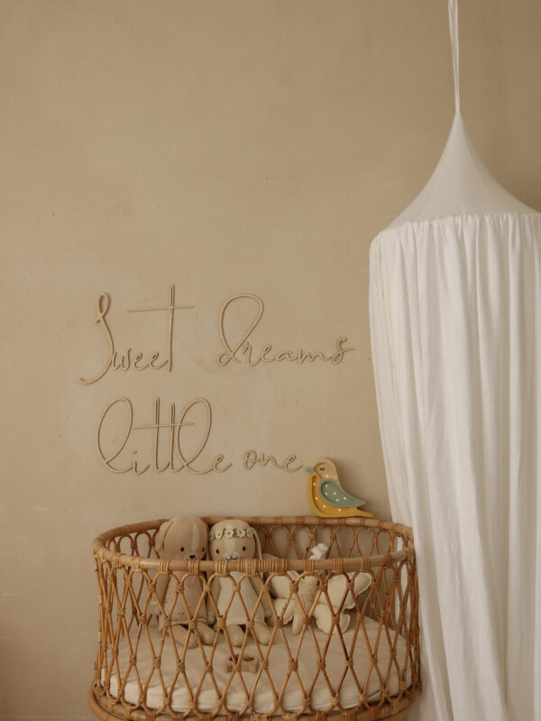 Sweet Dreams Little One Wooden Wall Sign – 150 cm