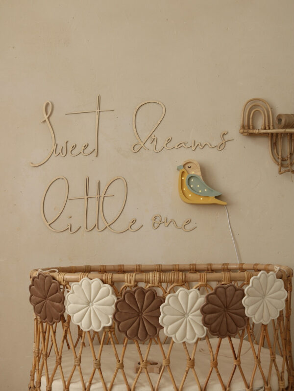 Sweet Dreams Little One Wooden Wall Sign – 150 cm