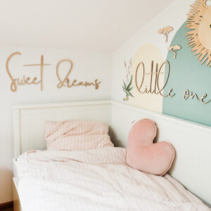 Sweet Dreams Little One Wooden Wall Sign – 150 cm